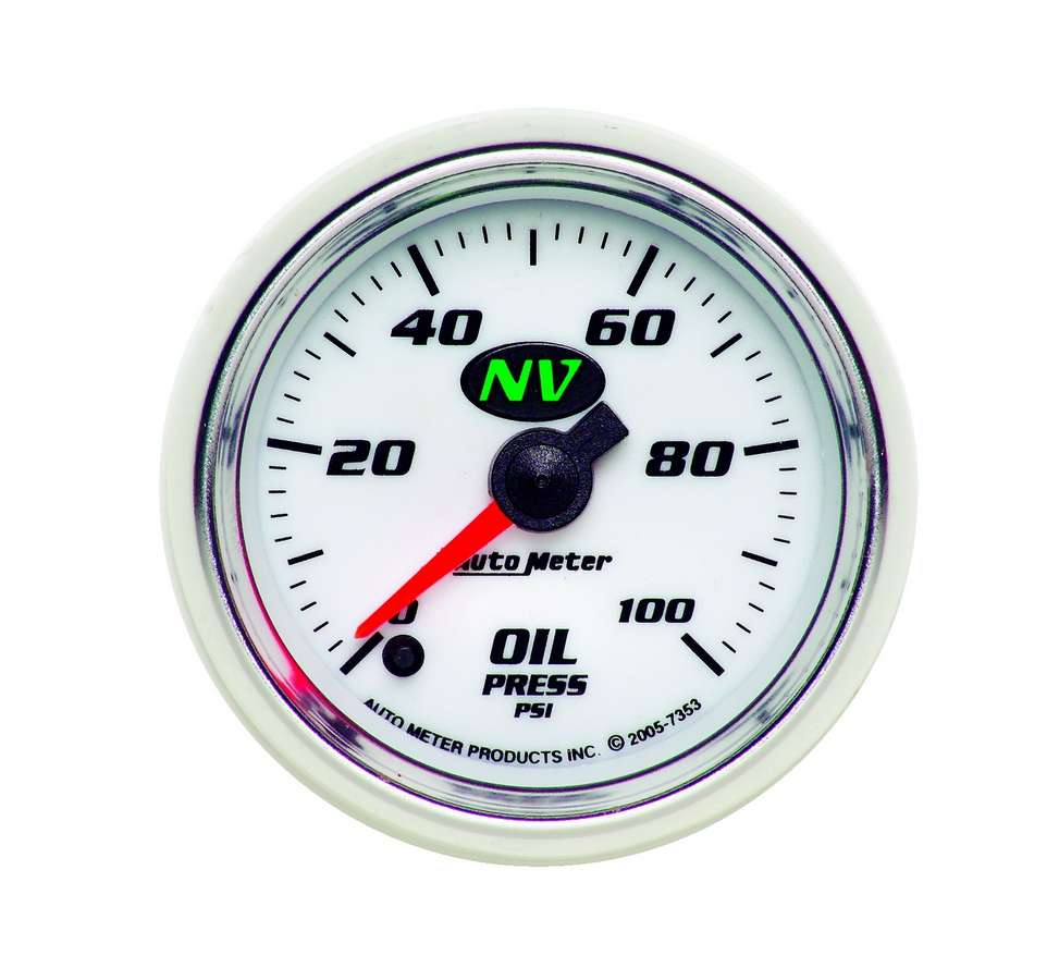 Auto Meter 7337 NV Short Sweep Electric Water Temperature Gauge 