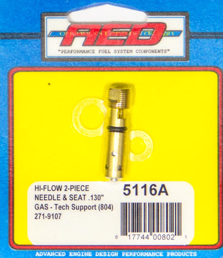 AED 5117 Hi-Flow Alcohol Needle and Seat 
