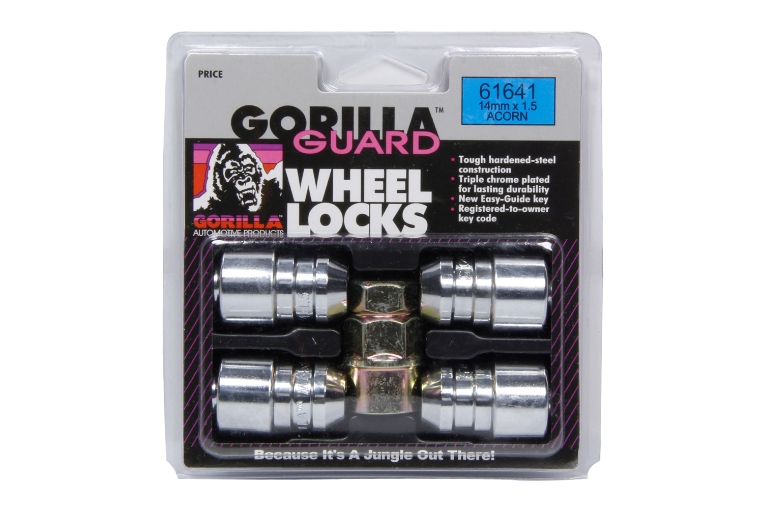 Pack of 20 Gorilla Automotive 45028BC-20 Black 12mm x 1.25 Thread Size Forged Steel Chrome Finish Open End Lug Nut, 