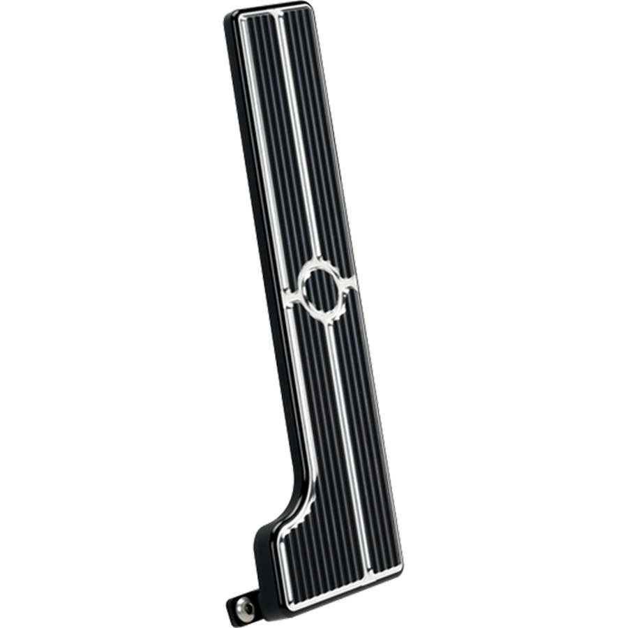 Billet Specialties 199135 Oval Street Rod Gas Pedal Assembly Black Anodized