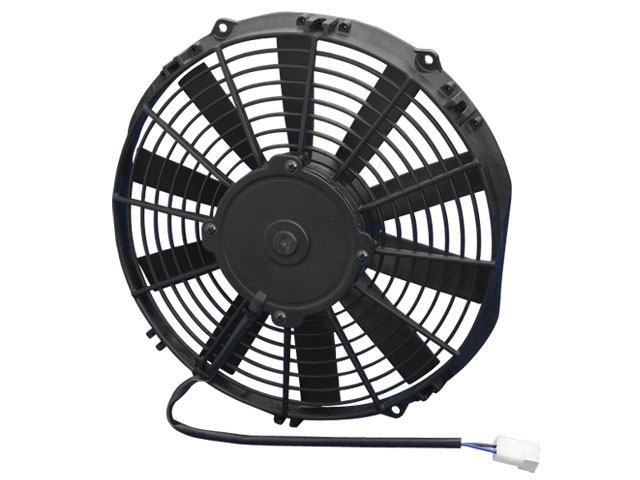 Spal 30100399 13 in Pusher Fan Straight Blade 1032 CFM Low Profile Electric Fan